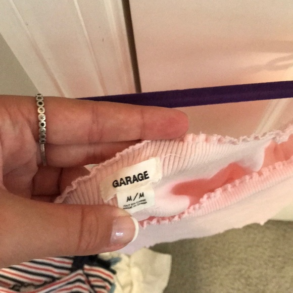 Pink Ribbed Tank Top from Garage - Picture 4 of 4